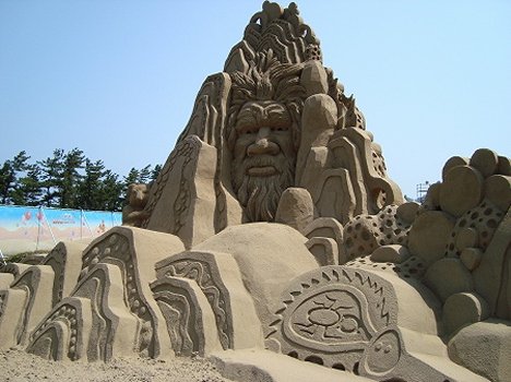 sand sculpture