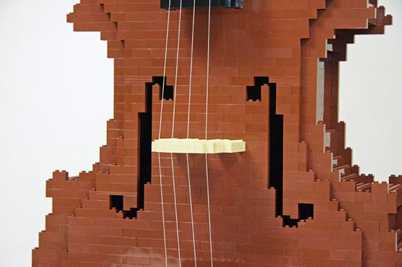 violoncello from lego