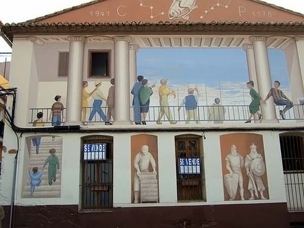 3D art on buildings