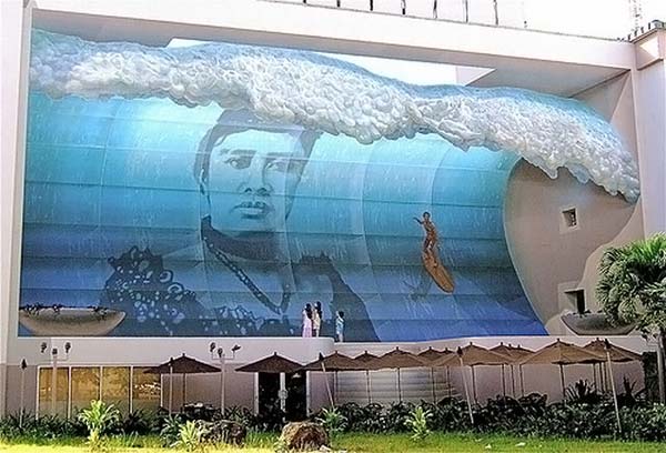 3D art on buildings