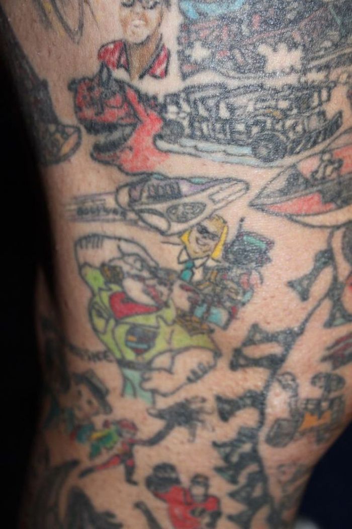 disney tattoo fan