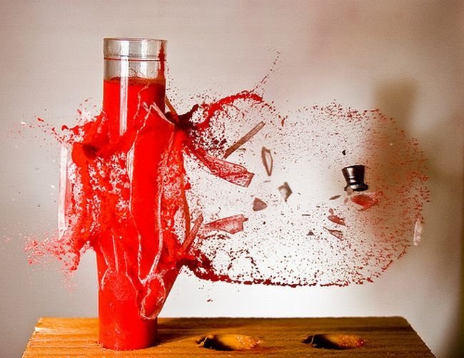 High-speed photography art with Nikon D40