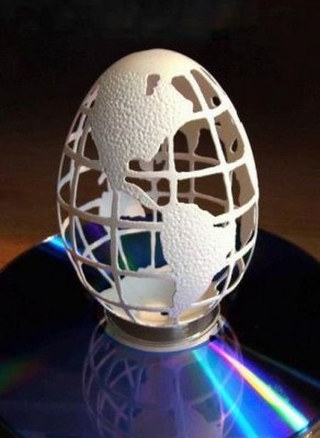 Egg shell art
