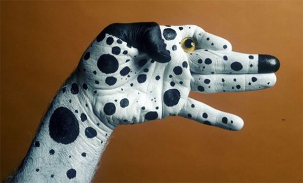 hands art, fingers painting