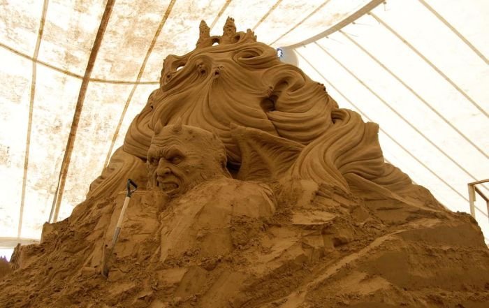 sand sculpture