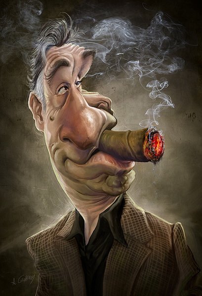 Caricatures by Anthony Geoffroy
