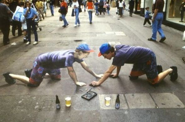 3D street art