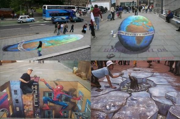 3D street art