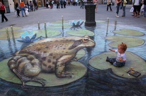 3D street art