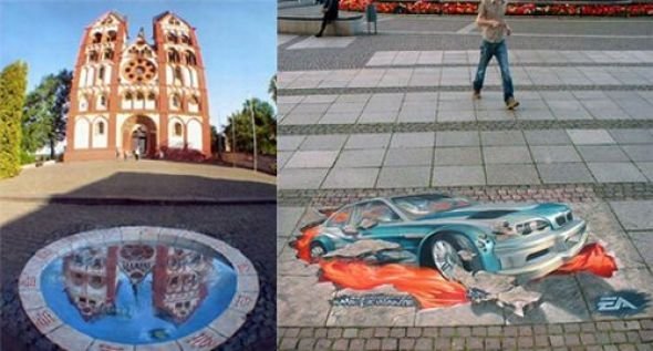 3D street art