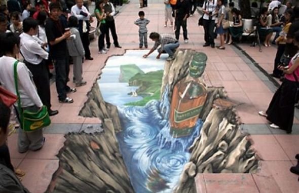 3D street art