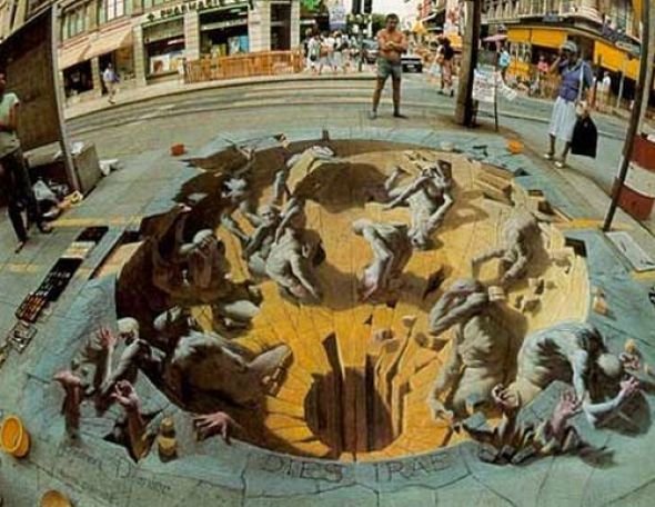 3D street art