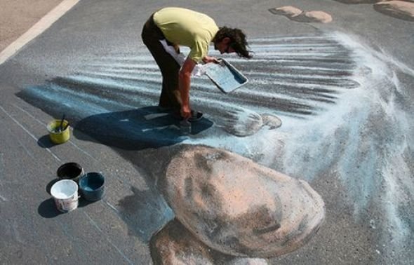 3D street art