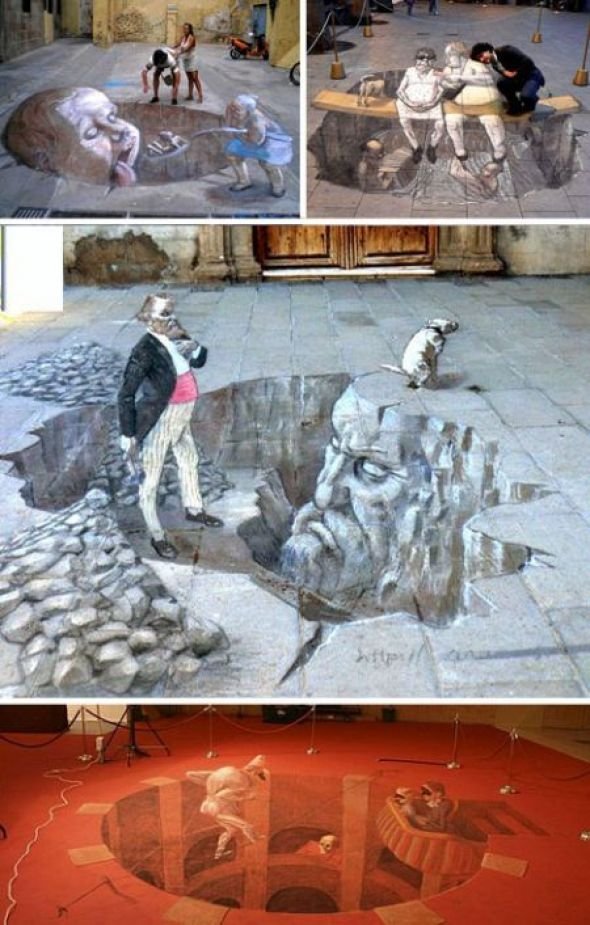 3D street art