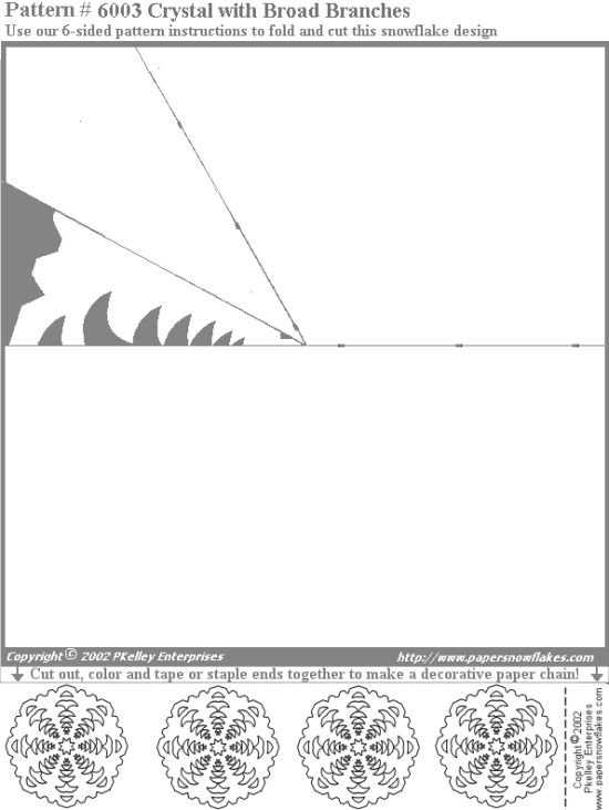 christmas snowflake patterns to make them with your own hands