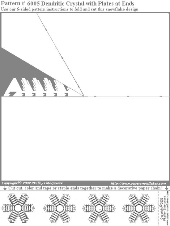 christmas snowflake patterns to make them with your own hands