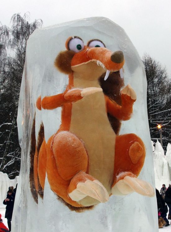 ice age art from ice