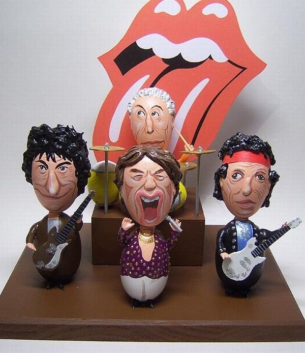 famous people, easter egg art