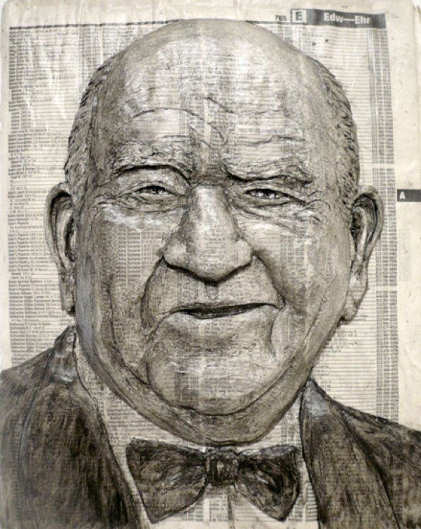 telephone directory pencil drawing