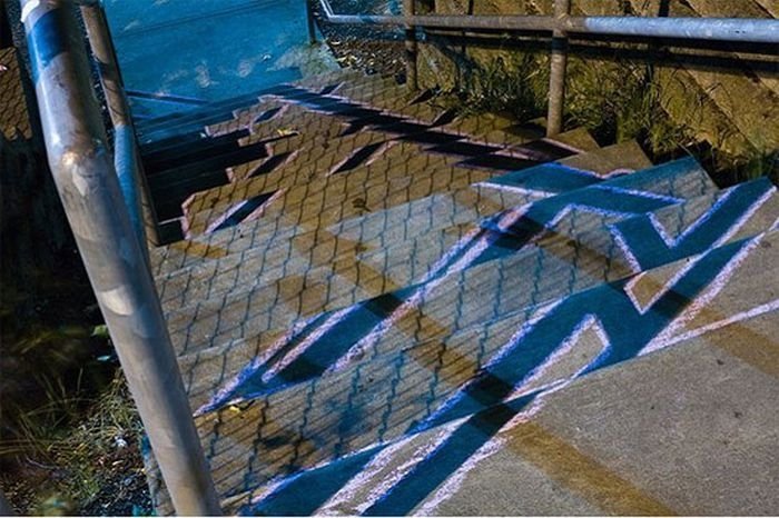 street art graffiti shadows