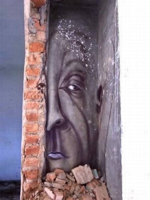 Creative graffiti, Brazil