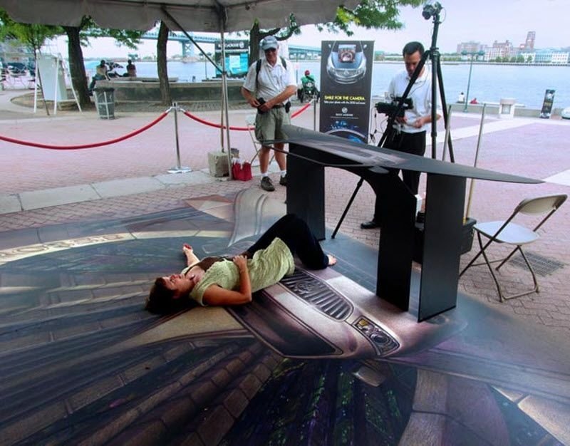 3D street art