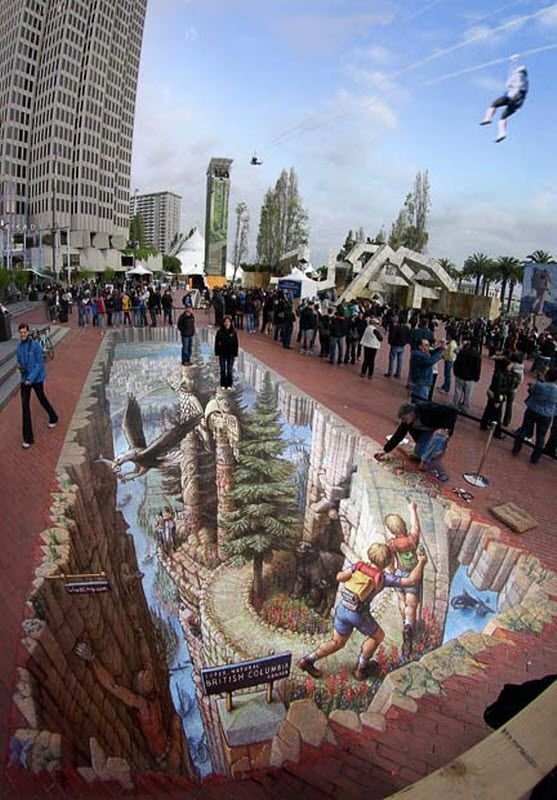 3D street art