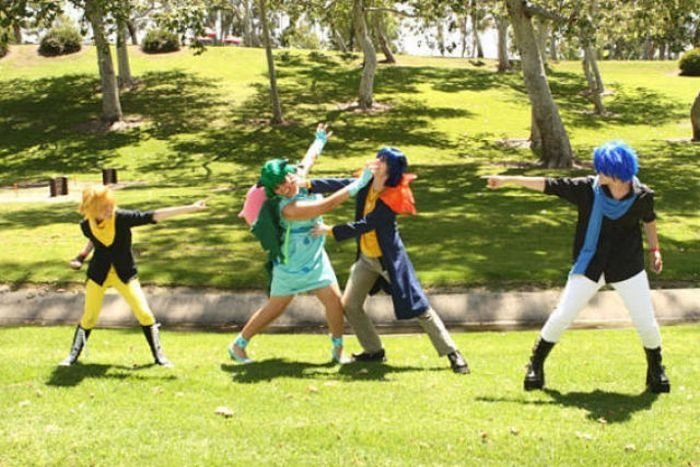 Cosplay gathering in California, Craig Regional Park in Fullerton, California, United States