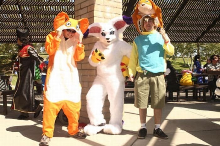 Cosplay gathering in California, Craig Regional Park in Fullerton, California, United States