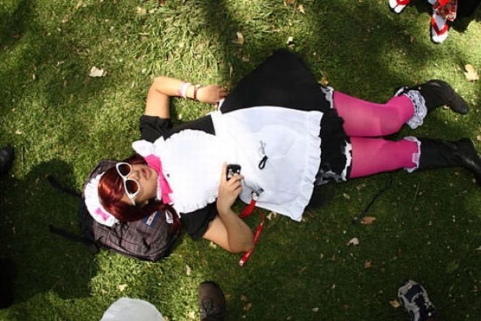 Cosplay gathering in California, Craig Regional Park in Fullerton, California, United States