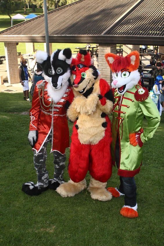 Cosplay gathering in California, Craig Regional Park in Fullerton, California, United States