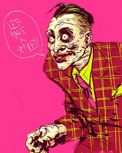 Illustration inspired by Heath Ledger's Joker