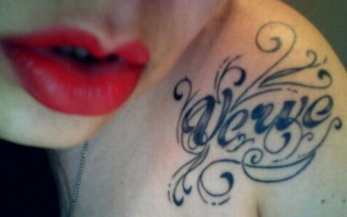 typographic tattoos