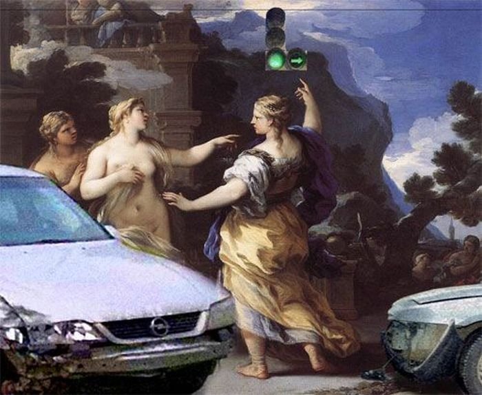 modern remakes of classic paintings