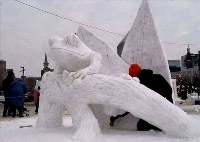 snow sculpture