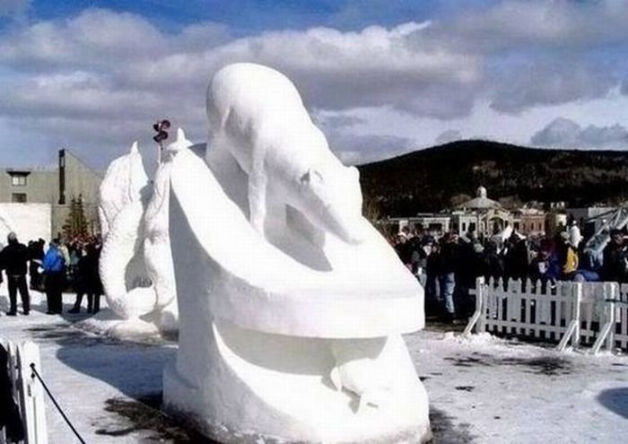 snow sculpture