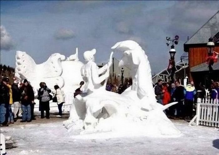 snow sculpture