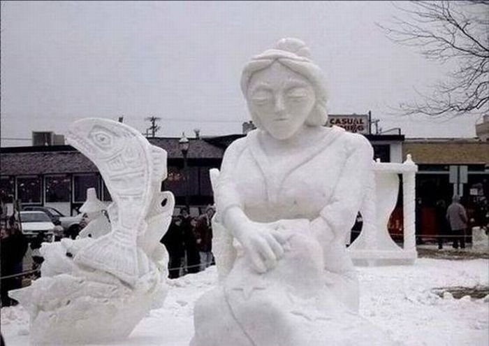 snow sculpture