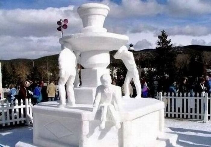 snow sculpture