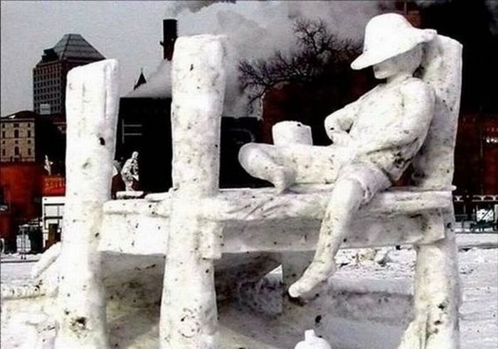 snow sculpture