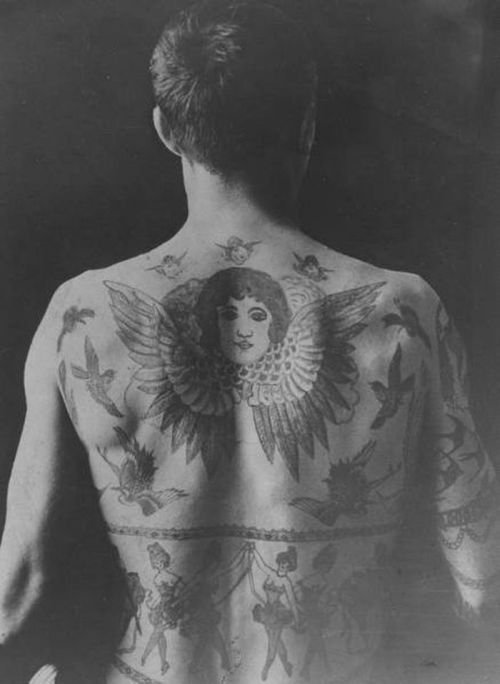 History: creative tattoo of the past