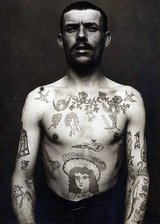 History: creative tattoo of the past