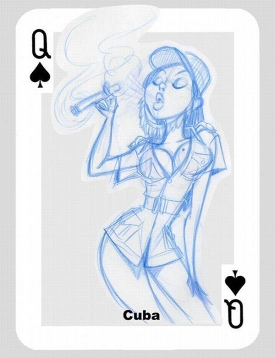 queen playing card