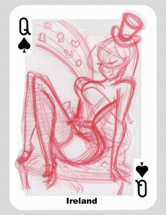 queen playing card