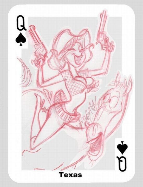 queen playing card