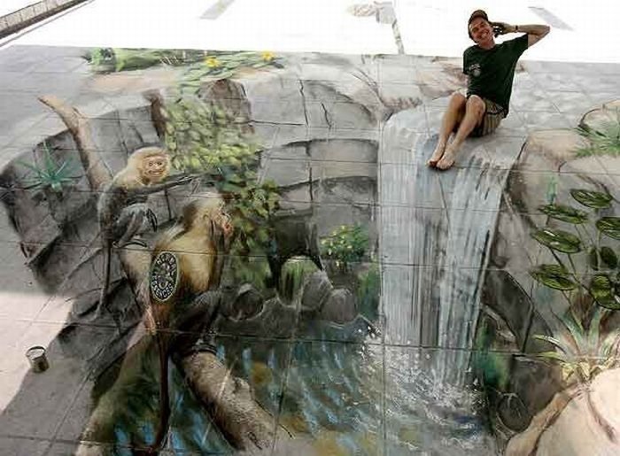 3D street art