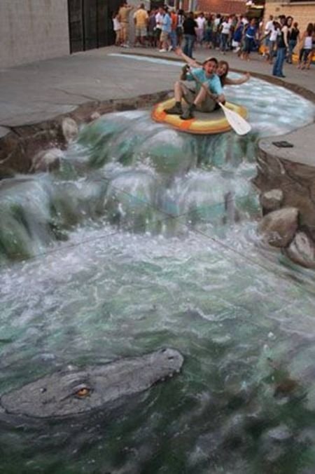 3D street art