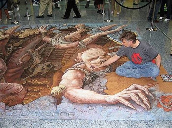 3D street art