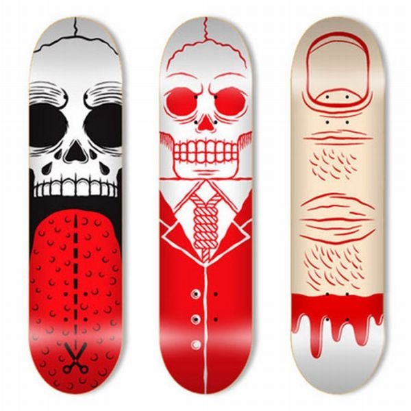 skateboard art