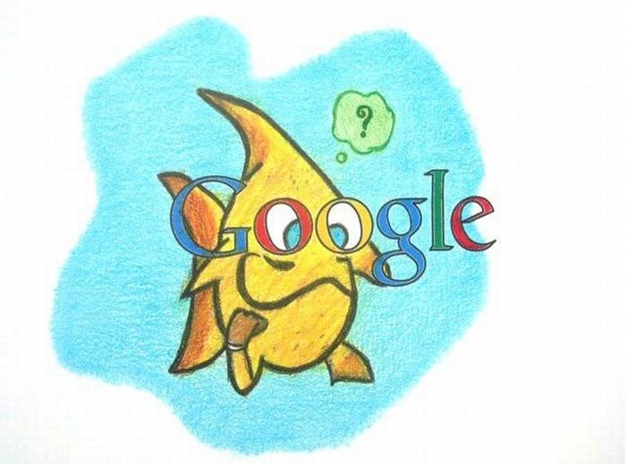 google logo by kids